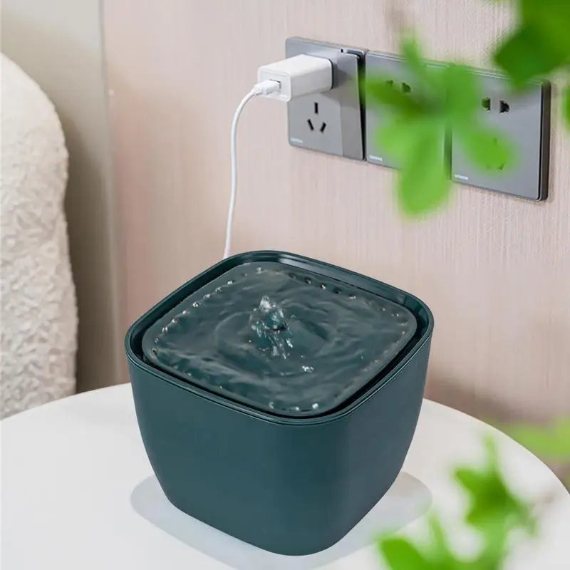 Automatic Pet Water Fountain with Smart LED Light - 2.5L Anti-Dry Dog and Cat Water Dispenser, Ultra Quiet Operation
