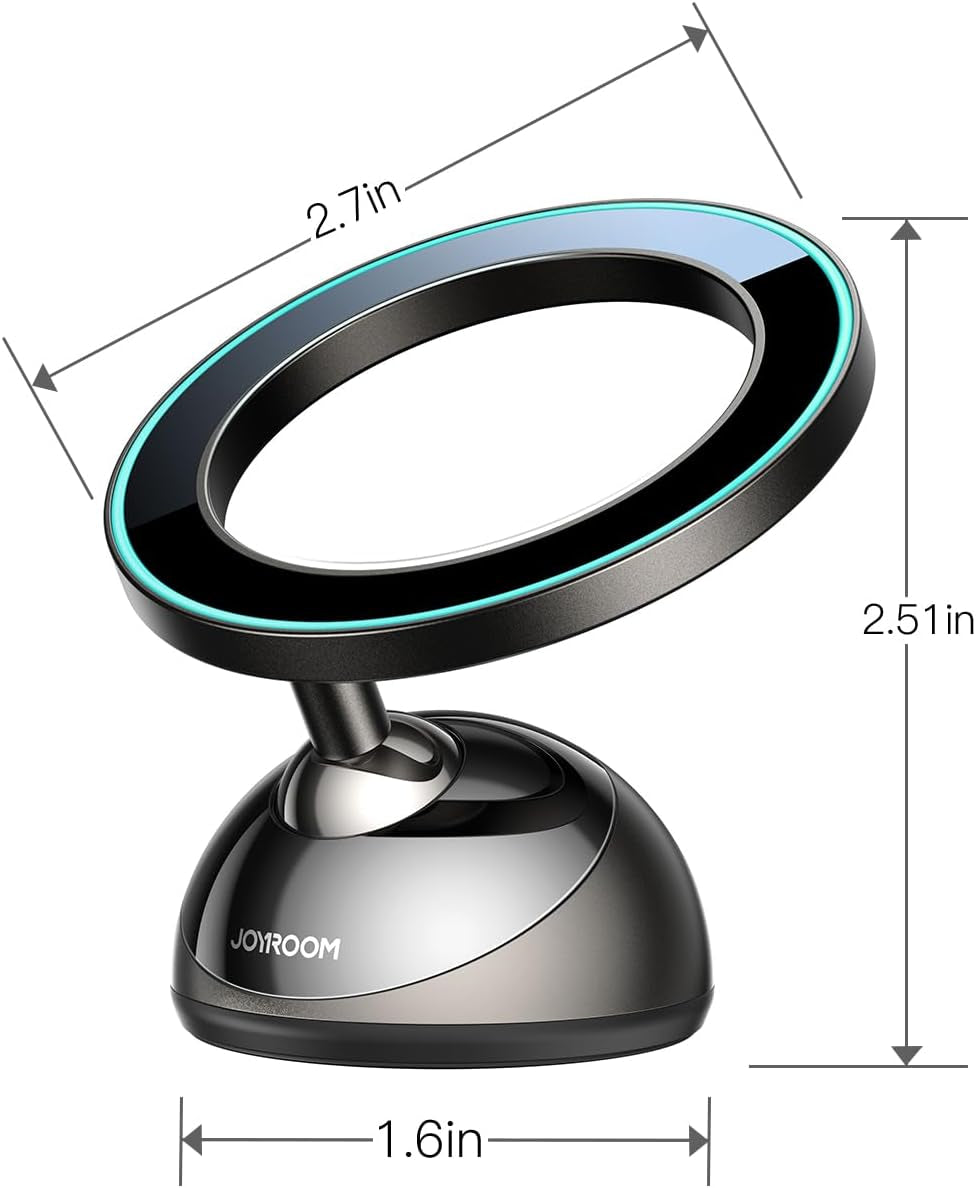 MagSafe Car Mount - All-Metal Magnetic Phone Holder for Dash, Enhanced Magnet Strength, Compatible with iPhone 16/15/14/13/12