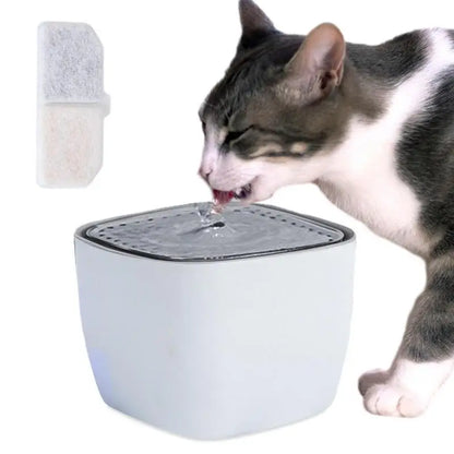 Automatic Pet Water Fountain with Smart LED Light - 2.5L Anti-Dry Dog and Cat Water Dispenser, Ultra Quiet Operation